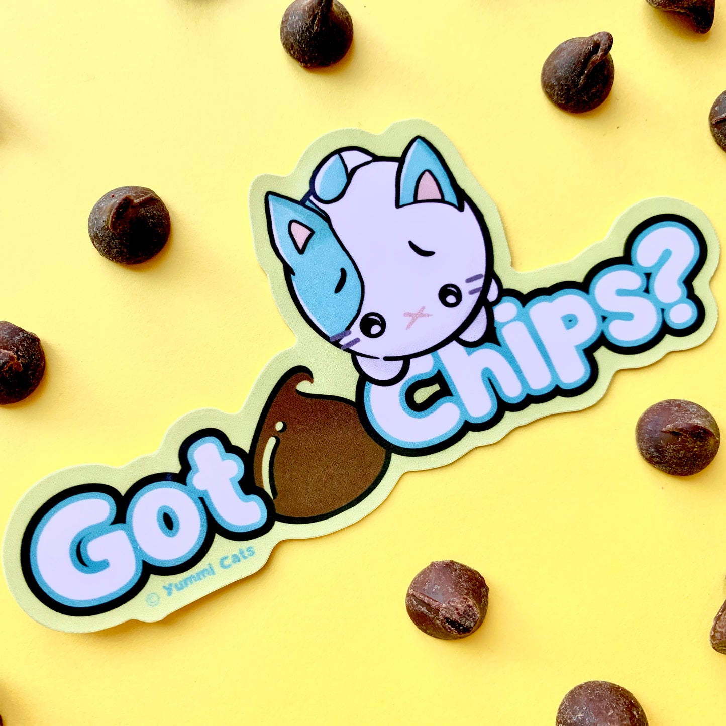 Minty - Got Chips? 3" Vinyl Sticker - Yummi Cats