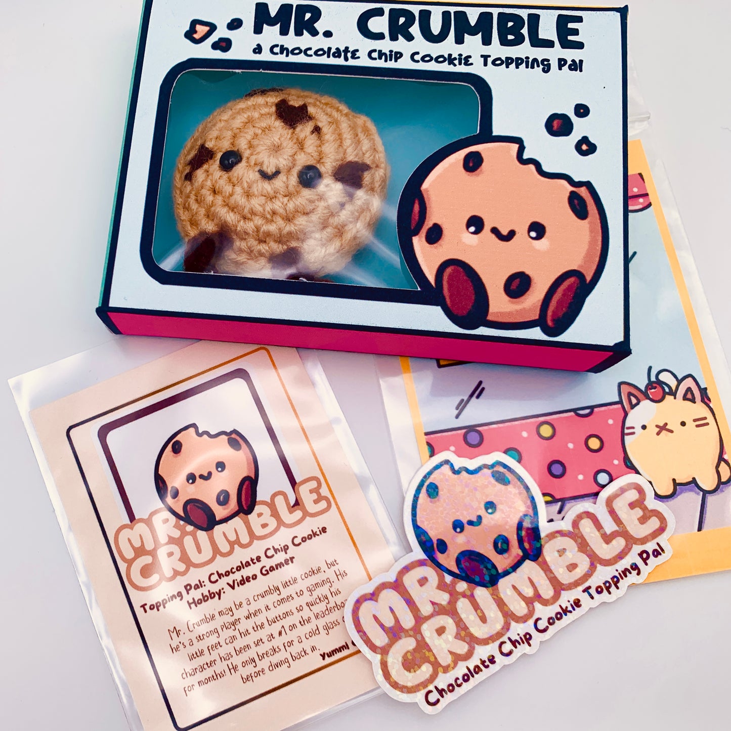 Chocolate Chip Cookie Topping Pal - Yummi Cats