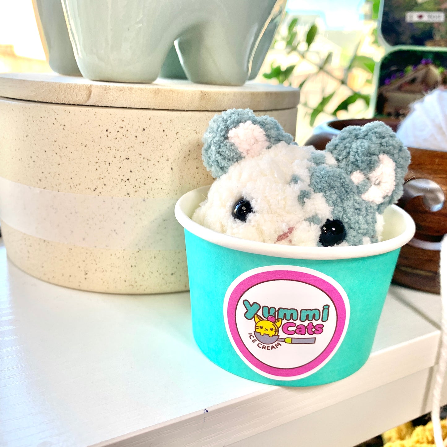 Mint Chip Ice Cream - Kitten - Yummi Cats