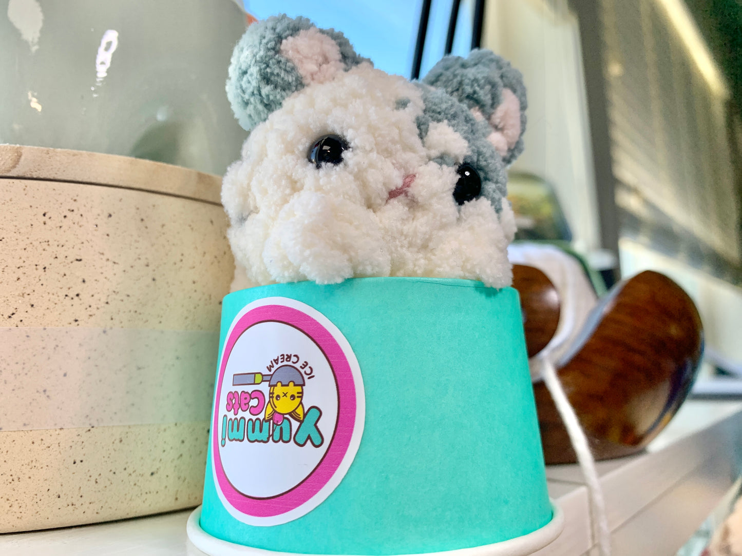 Mint Chip Ice Cream - Kitten - Yummi Cats