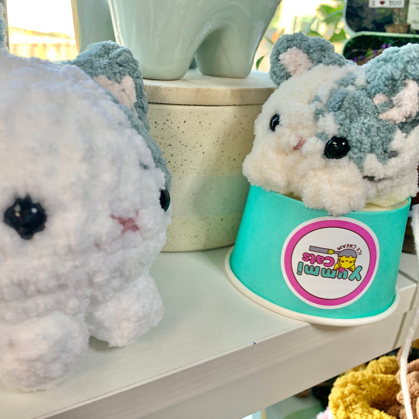 Mint Chip Ice Cream - Kitten - Yummi Cats