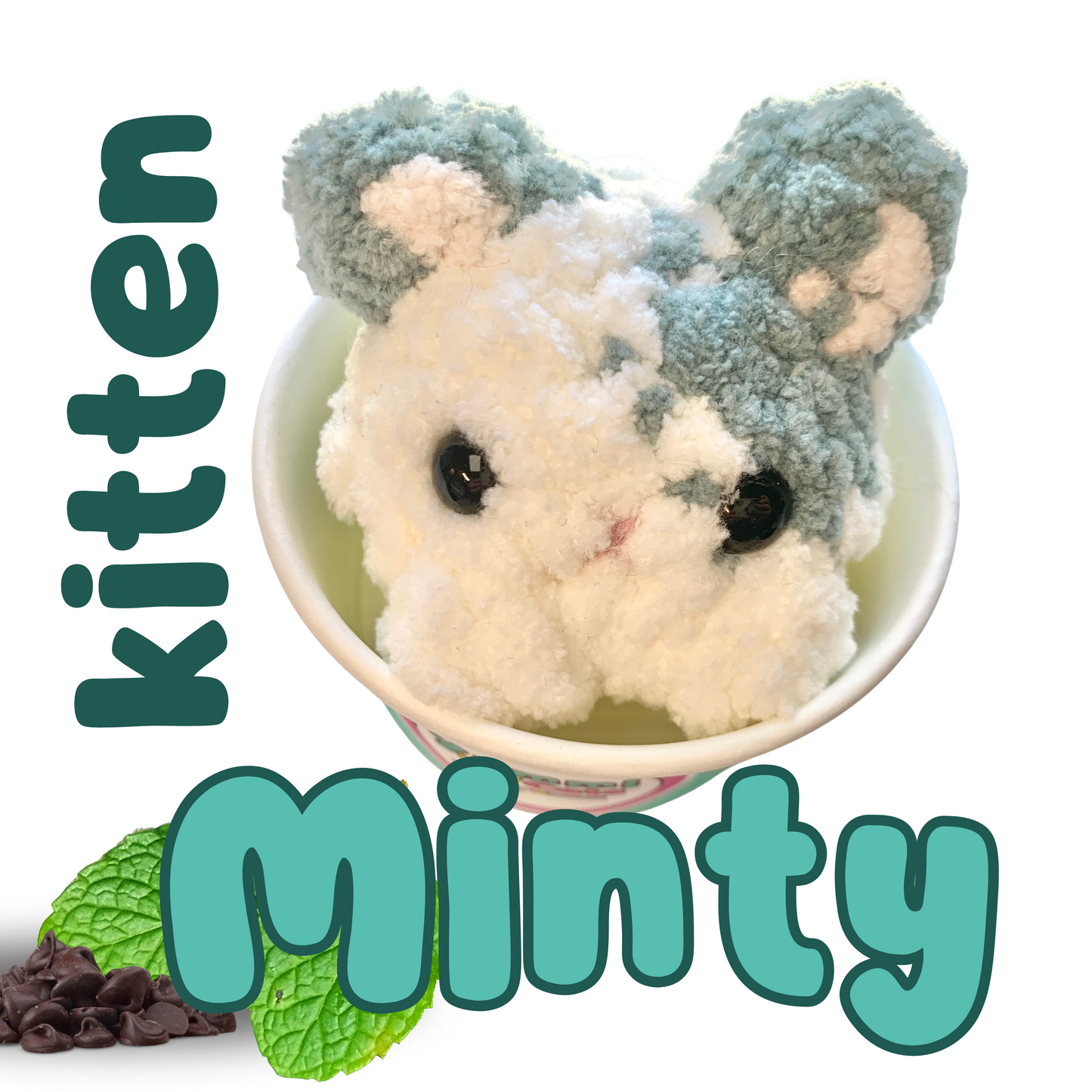 Mint Chip Ice Cream - Kitten - Yummi Cats