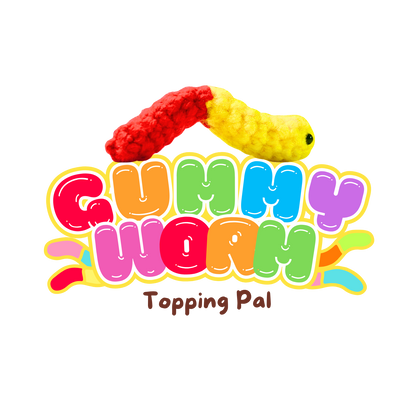 Gummy Worm Topping Pals 3-Pack - Yummi Cats