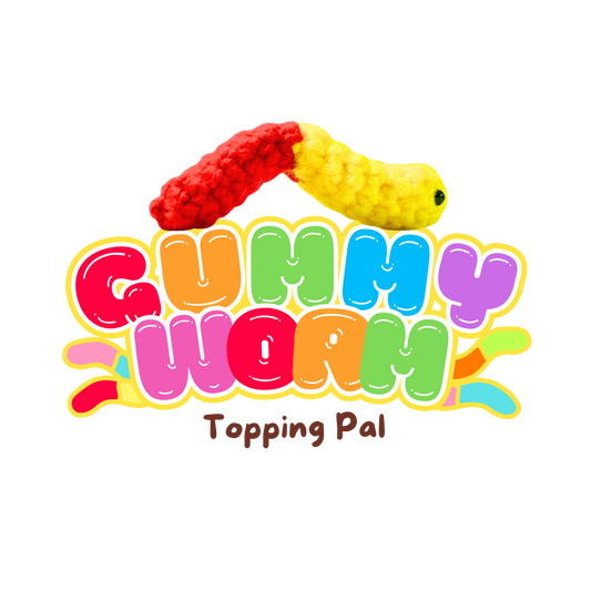 Gummy Worm Topping Pals 3-Pack - Yummi Cats